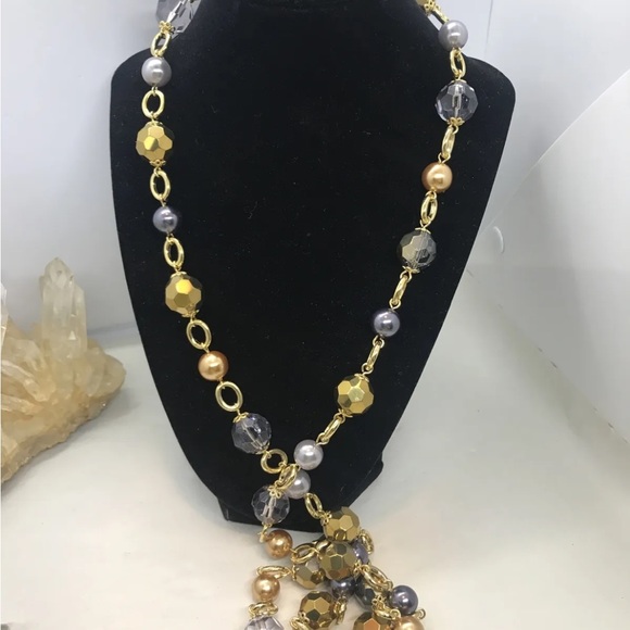 N305 Kenneth Jay Lane designed this 44" rope necklace in various colors - Picture 2 of 8